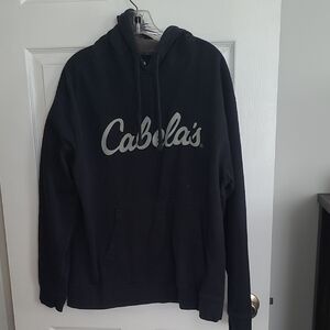 Cabela's Men's Black Hoodie Sweater